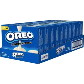 Galletas Oreo Bañadas en Chocolate Blanco - Caja de 12
