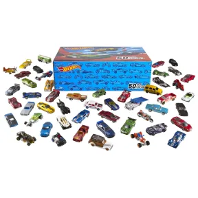Pack Surtido de 50 Vehículos Hot Wheels a Escala 1:64