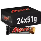 Chocolatina Mars de caramelo y crema de turrón 24x 51g