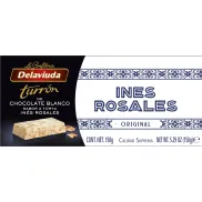 Turrón Inés Rosales de Chocolate Blanco Delaviuda