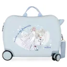 Maleta Rígida Infantil Azul Frozen, 50x38x20 cm, 38L