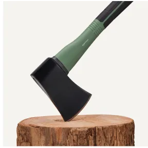 Hacha Amazon Basics para Cortar Madera, Oliva y Negro
