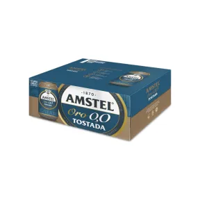 Amstel Gold 00: 24 latas de cerveza tostada sin alcohol 33 cl