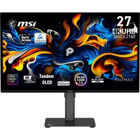 Monitor 26,5\" MSI Pro MAX 271UPX12G 4K QD-OLED 120Hz
