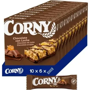 10 Barritas de Cereales con Chocolate con Leche Corny