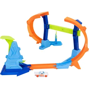 Coche de Juguete y Pistas de Acrobacias Hot Wheels Corkscrew