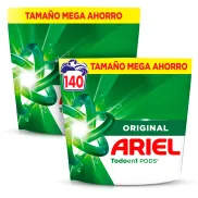 Detergente Original Ariel PODS en Cápsulas para Lavadora – 140 Uds.