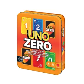 Juego UNO Zero, 2-8 Jugadores, 7+ Años