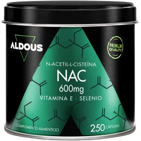 NAC N-Acetil-Cisteína 600mg con Vitamina E y Selenio