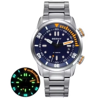 Reloj automático BERNY para hombre, buceo y varios colores.