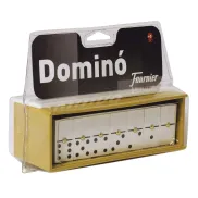 Juego de Dominó Fournier con fichas de marfilina y caja