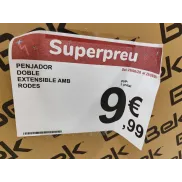 Burra doble con ruedas y extensor en Carrefour Outlet por 9,99€