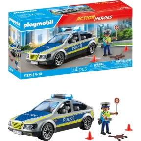 Coche de Policía PLAYMOBIL para Pequeños Héroes de Acción