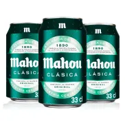 Pack de 24 Latas Mahou Clásica, 72 Latas en Total a 11,42€