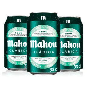 Pack de 24 Latas Mahou Clásica, 72 Latas en Total a 11,42€