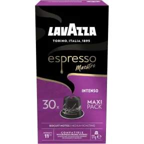 Espresso Maestro Intenso Lavazza, 30 Cápsulas Nespresso