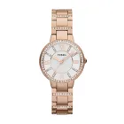 Reloj Fossil Virginia para mujer, cuarzo, 30MM, oro rosa