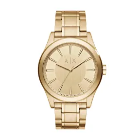 Reloj Armani Exchange para hombre, acero dorado, 44 mm.