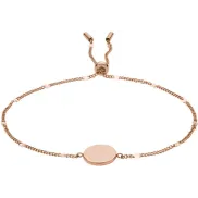 Pulsera de acero o latón para mujer con cierre Fossil