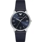 Reloj de hombre Emporio Armani, acero y cuero, AR11012
