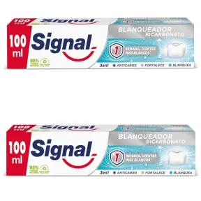 Pasta de Dientes Blanqueador Signal con Bicarbonato 100 ml