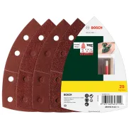 Hojas de Lija BOSCH - Set Autoadhesivo de 25 Variedad de Granos