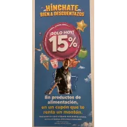 Descuentazos en Alimentación 15% en Carrefour