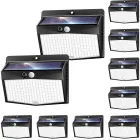 Focos Solares Exterior con Sensor de Movimiento y 3 Modos