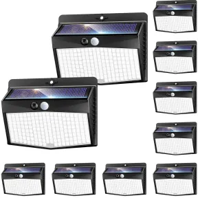 Focos Solares Exterior con Sensor de Movimiento y 3 Modos
