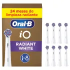 Cabezales Blanqueadores Oral-B iO Radiant White - Pack de 8