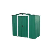 Cobertizo Verde de Metal con OW Trim – 202 x 122 x 180,5 cm
