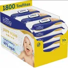 Toallitas Dodot Pure Aqua 1800 Unidades en 30 Paquetes