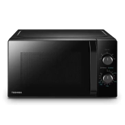 Horno microondas Toshiba, 1000W, Crispy Grill, negro.