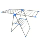 Tendedero Metálico Plegable con Alas para Ropa