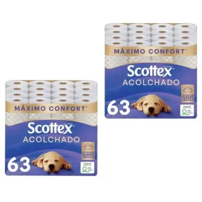 Papel Higiénico Scottex 3 Capas - 126 Rollos en 7 Packs