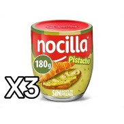 Nocilla Sin Aceite de Palma - 3 X Crema de Cacao Pistacho 180g