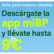 Descarga miBP y recibe hasta 9€ (Solo nuevos usuarios)