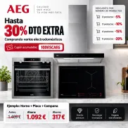 Ahorra hasta un 30% extra en electrodomésticos AEG
