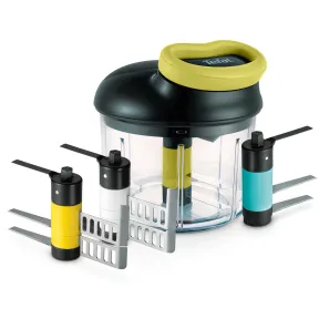 Picadora Manual Tefal 900 ml con 4 Cabezales de Acero Inoxidable
