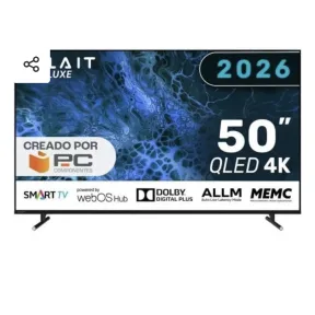 Smart TV Nilait Luxe 50 QLED UHD 4K con WebOS