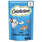 Premios de Salmón para Gatos Mars Catisfactions (6 x 60g)