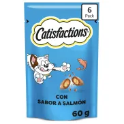 Premios de Salmón para Gatos Mars Catisfactions (6 x 60g)