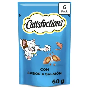 Premios de Salmón para Gatos Mars Catisfactions (6 x 60g)