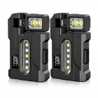 Linterna LED Recargable 800mAh, 7 Modos y Base Magnética
