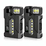 Linterna LED Recargable 800mAh, 7 Modos y Base Magnética