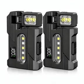 Linterna LED Recargable 800mAh, 7 Modos y Base Magnética