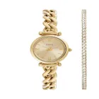 Reloj de Mujer Fossil Carlie en Dorado con Correa de Acero