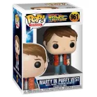 Marty McFly en Chaleco Inflado - Funko Pop! BTTF Coleccionable