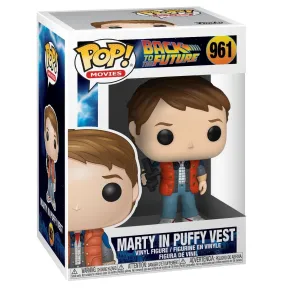 Marty McFly en Chaleco Inflado - Funko Pop! BTTF Coleccionable