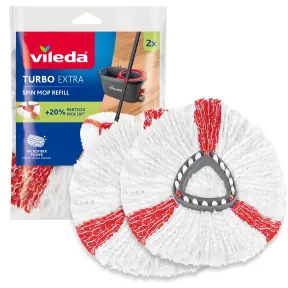 Recambio Original Vileda Turbo para Fregona, Pack de 2